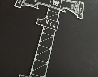 The "Hero Hammer!" custom template, for use with Age of Sigmar battle game!