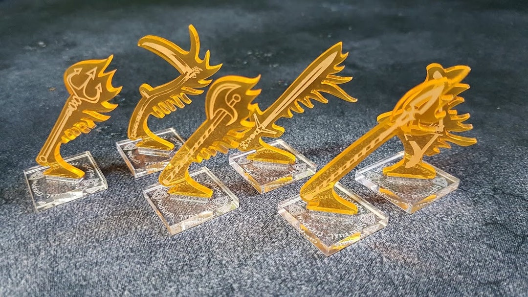 Spiritual Weapon Tokens, Two Handed Weapons (6 Varieties) *ships From ...