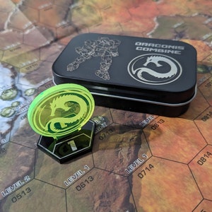 Bappelmecha Hidden Movement /Radar Blip Tokens und Dose um geheime Einsätze zu verfolgen!
