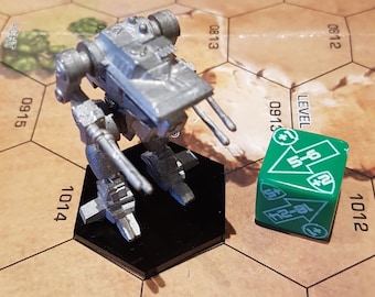 Battletech Movement Dice (Ondoorzichtig) ... volg modificaties/penalties eenvoudig met kleurgecodeerde dobbelstenen! (Ondoorzichtig)