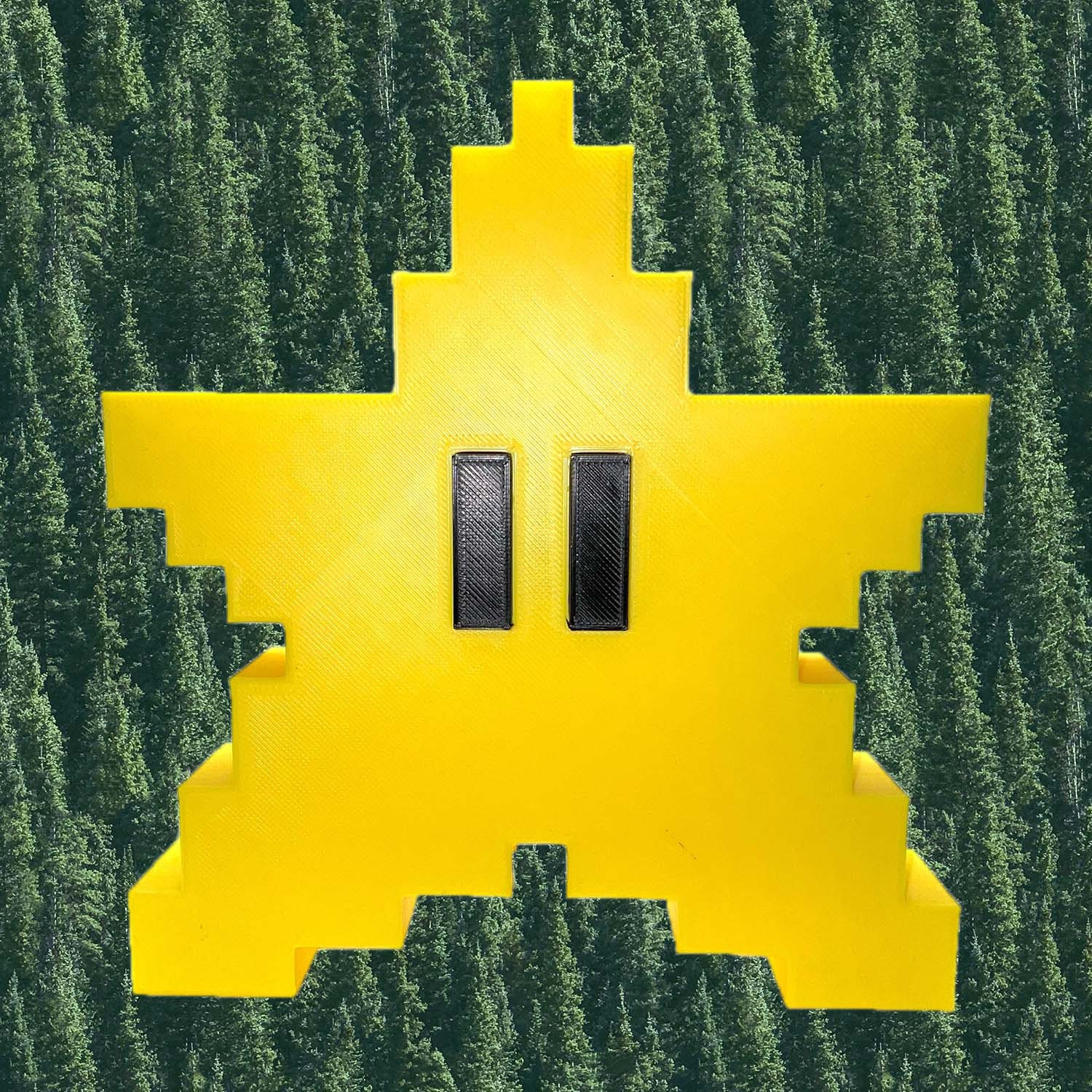 Super Mario Star Tree Topper 3D Printed - Etsy