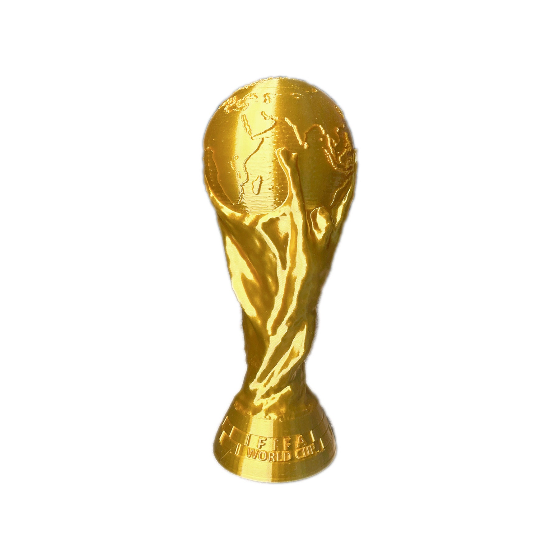 B2) RARE - 1958 World Cup Mini Trophy Brasil Campeao Junho Replica Souvenir  4.5”