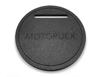 MotoPuck - Soporte para pata de cabra de motocicleta de 4" de ancho y 6 mm de grosor
