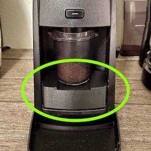 Tray Riser Mod for Baratza Encore ESP - Catches Grounds Closer to the Spout