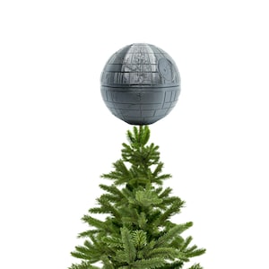 Death Star Christmas Tree Topper - 3D Printed