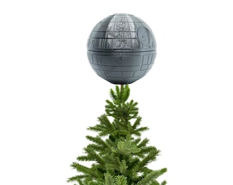 Death Star Christmas Tree Topper - 3D Printed