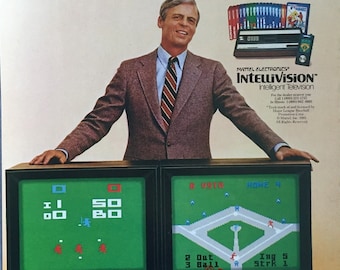 1981 Intellivision Video Games Print Ad