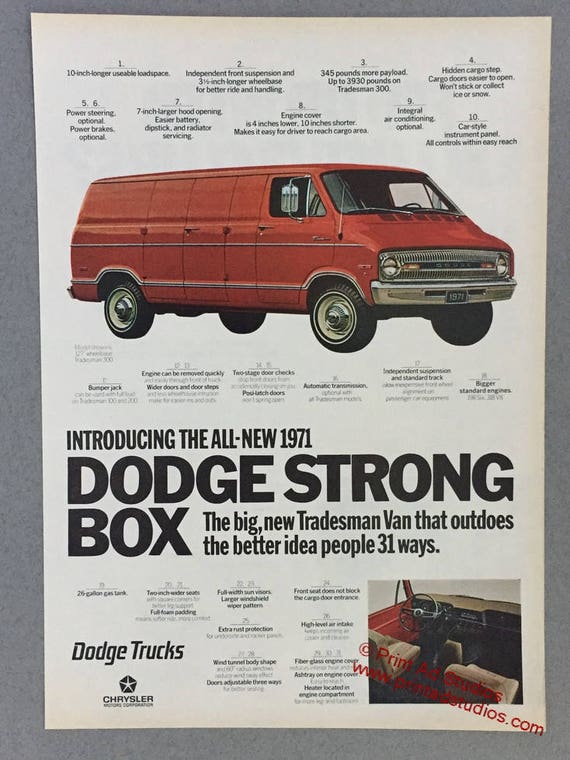 dodge tradesman van