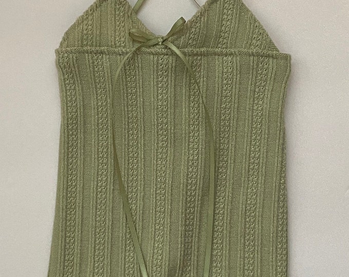 Sage Green Knit Dress for 18 Inch Dolls Etsy