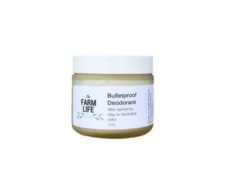 Bulletproof Deodorant - with detoxifying clay