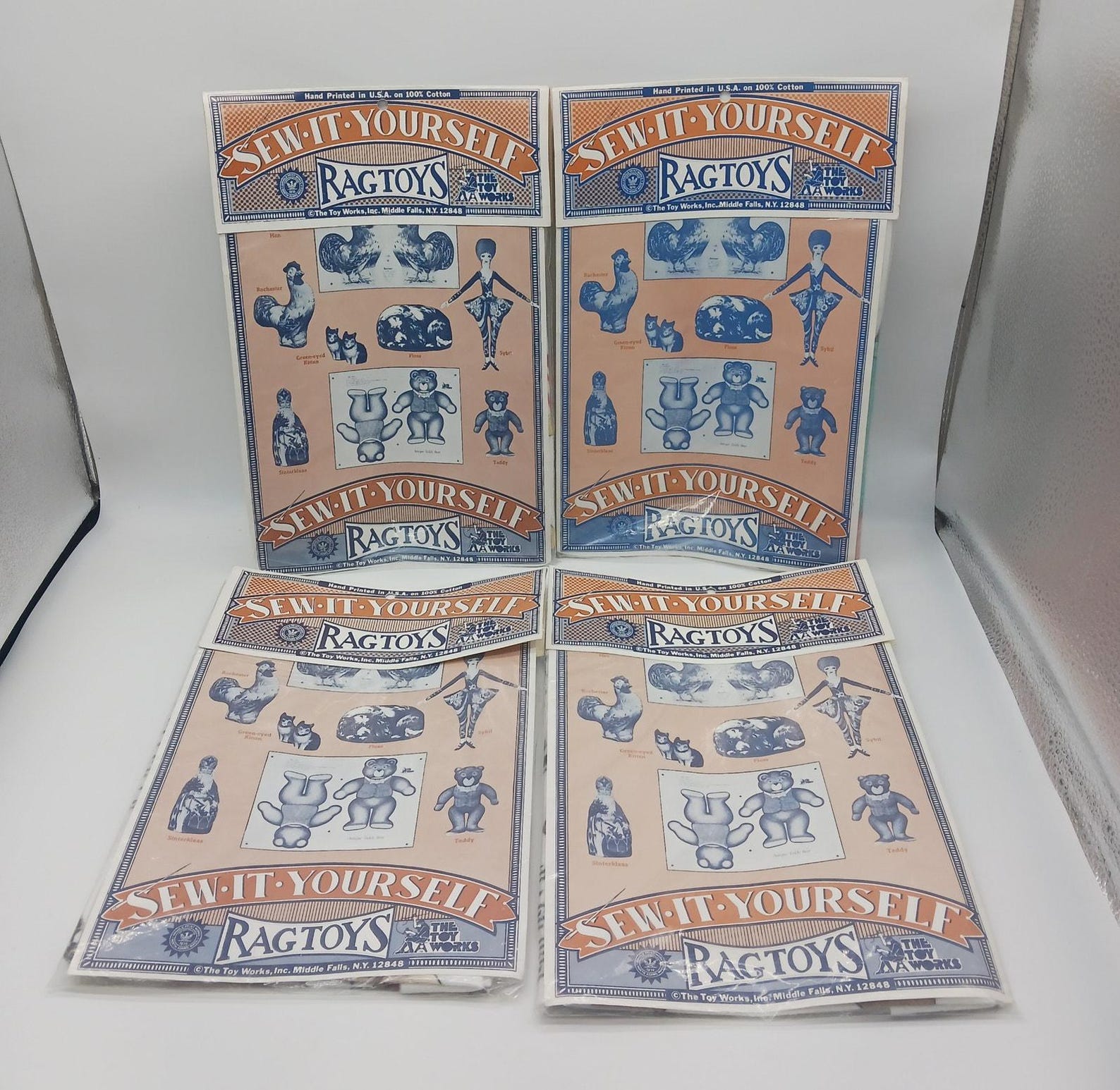 Vintage the Wind in the Willows Complete Set Rag Toy Works Sew It ...