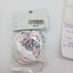 Vintage 1990 Mickey Mouse Disney Shoe Laces 36" NIP with Receipt image 4
