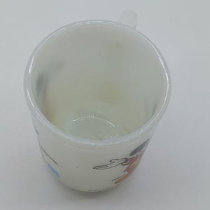 1980 VTG Anchor Hocking Milk Glass Mug Mickey Mouse Today Pepsi Collector Series image 8