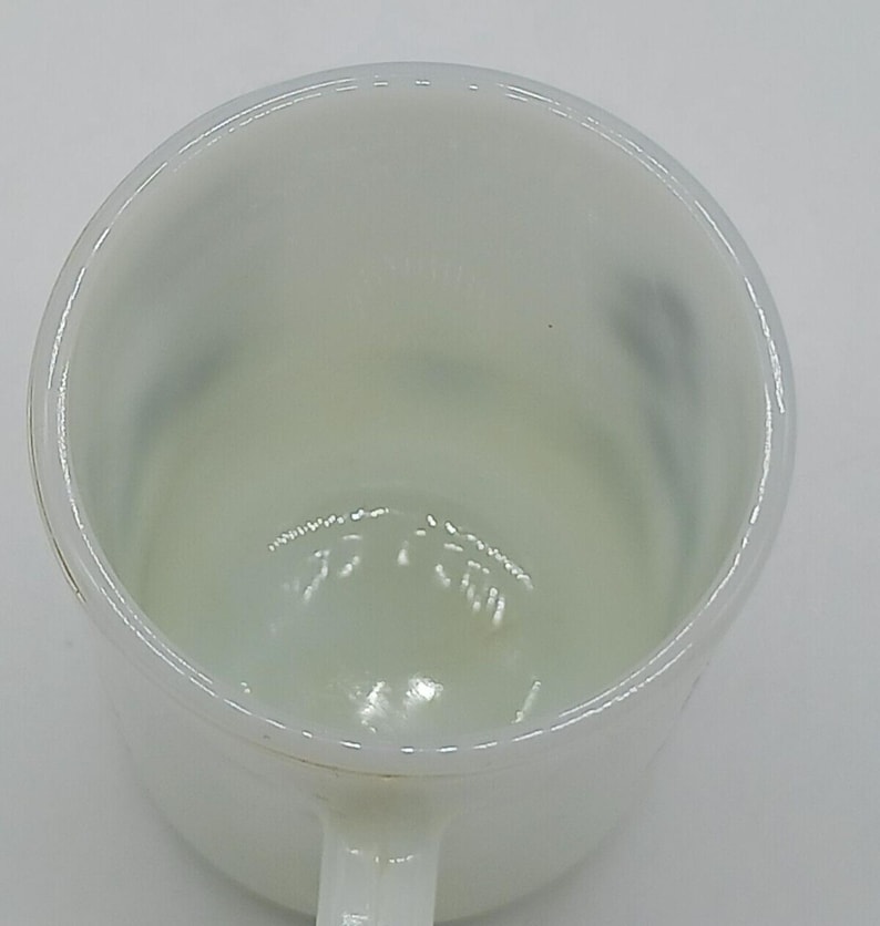 Taza de cristal con leche Anchor Hocking, 1980, de época, Mickey Mouse como Steamboat Willie, 1928 imagen 8