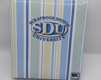 Scrapbook Design University Binder, EK Success, Scrapbooking How To Binder with Tabs, Paper Crafting, SDU