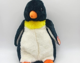 1998 Ty Beanie Buddy Waddles Penguin Bird Plush Stuffed Animal