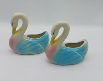 Vintage Irish Dresden Ireland Muller Volkstedt the Loving Swans
