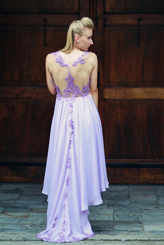Abito sposa alternativa pizzo lilla Sposa sensuale | Etsy Italia