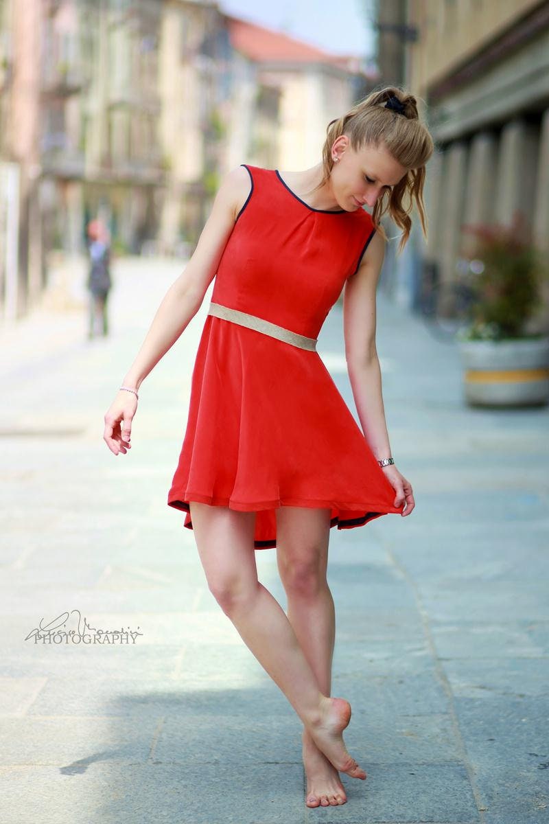 abiti da cerimonia rosso corallo