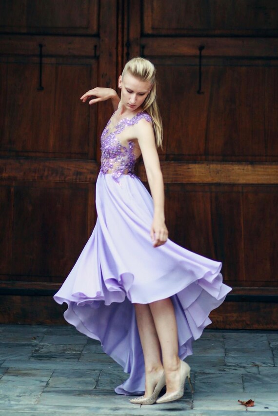 Abito sposa alternativa pizzo lilla Sposa sensuale | Etsy Italia