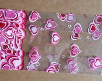 Heart Printed Cello Bags 1lb