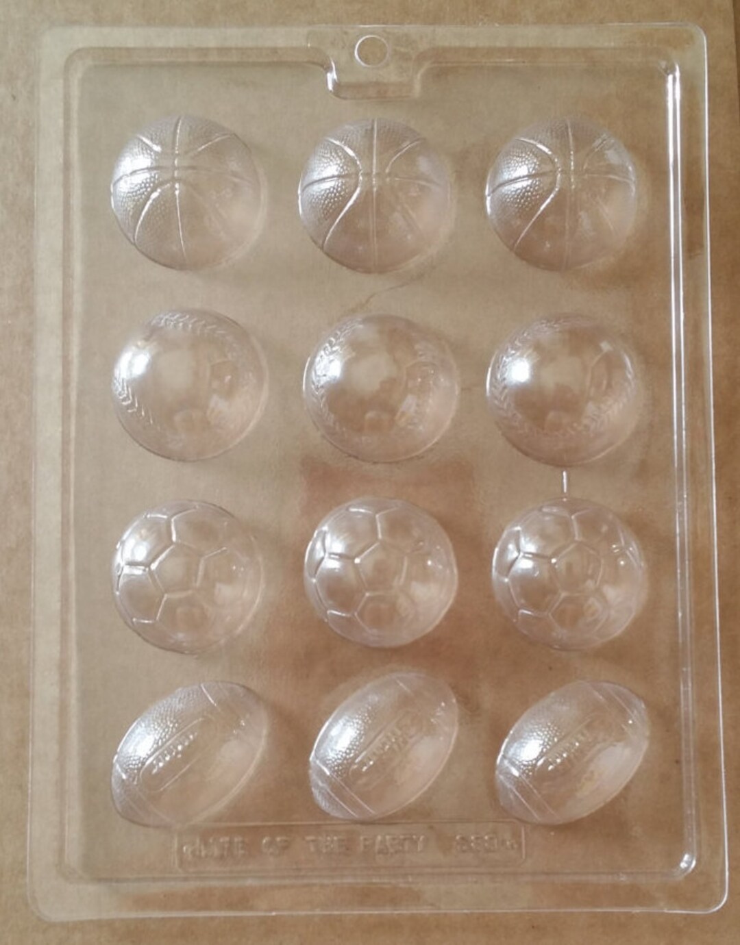 Sports Balls Chocolate Candy Mold Etsy