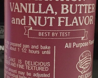 Vanilla Butter and Nut Flavoring