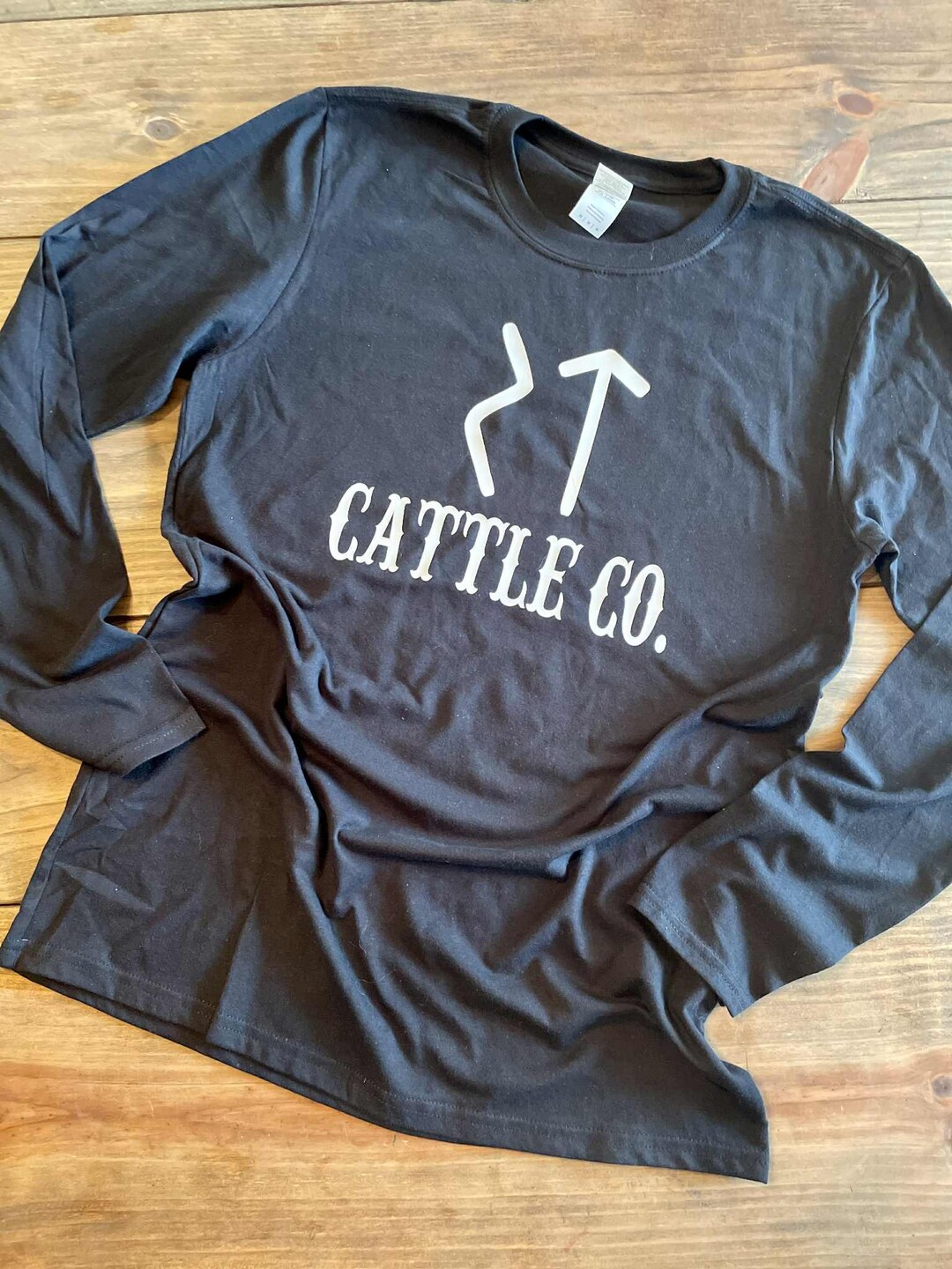 Personalized Long Sleeve Cattle Brand T-shirt: Custom Ranch Tee, Rodeo ...