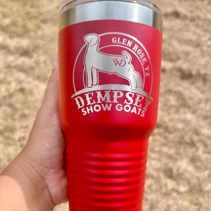 Custom Laser Engraved Western Tumbler: Cattle Brand Gift, 30oz