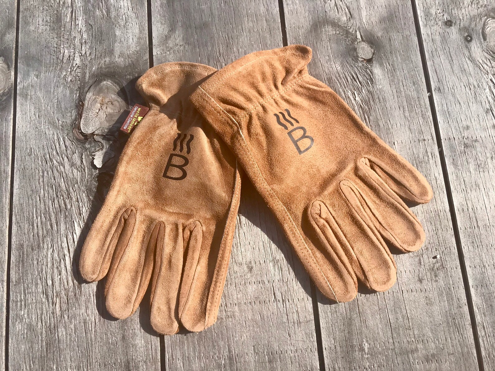 Custom Leather Gloves Personalized Work Gloves Cowboy Ranch Etsy