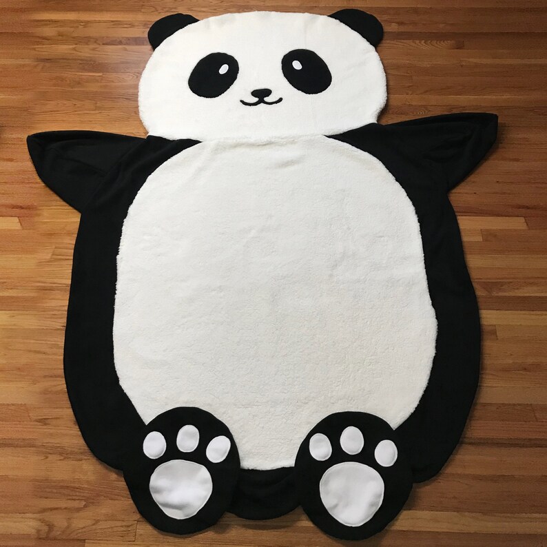 6 Ft Panda Bear Bean Bag Bed / Cover Only Etsy
