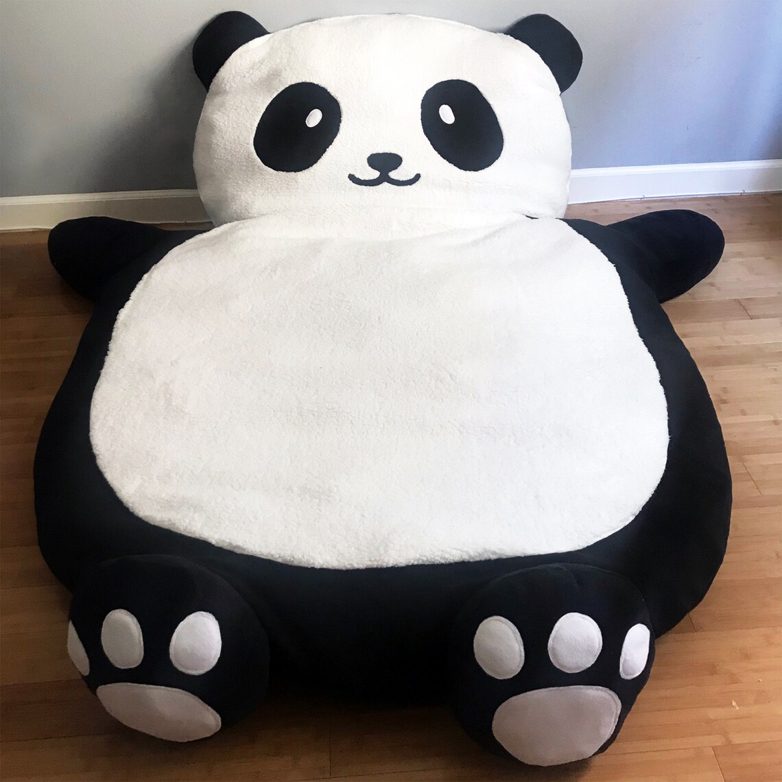 6 Ft Panda Bear Bean Bag Bed / Cover Only Etsy Australia