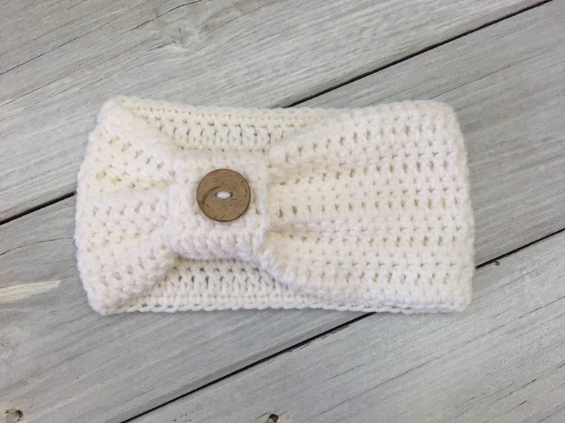 Ladies Ear Warmers Ladies Ear Warmer Headband Crocheted Ear Etsy