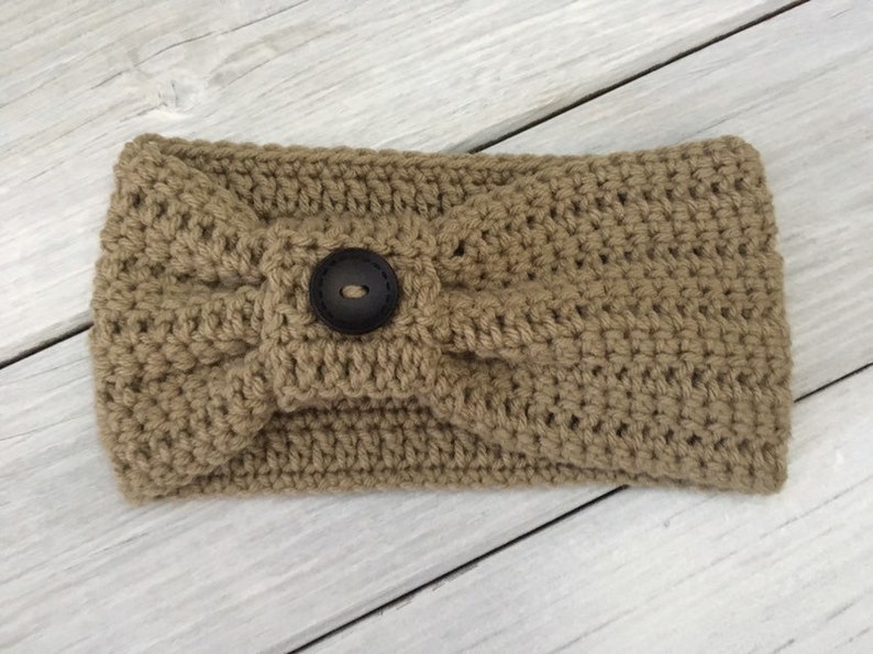 Ladies Ear Warmers Ladies Ear Warmer Headband Crocheted Ear Etsy