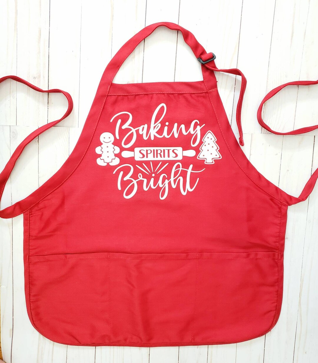 Christmas Apron Holiday Baking Apron Baking Apron Christmas Etsy