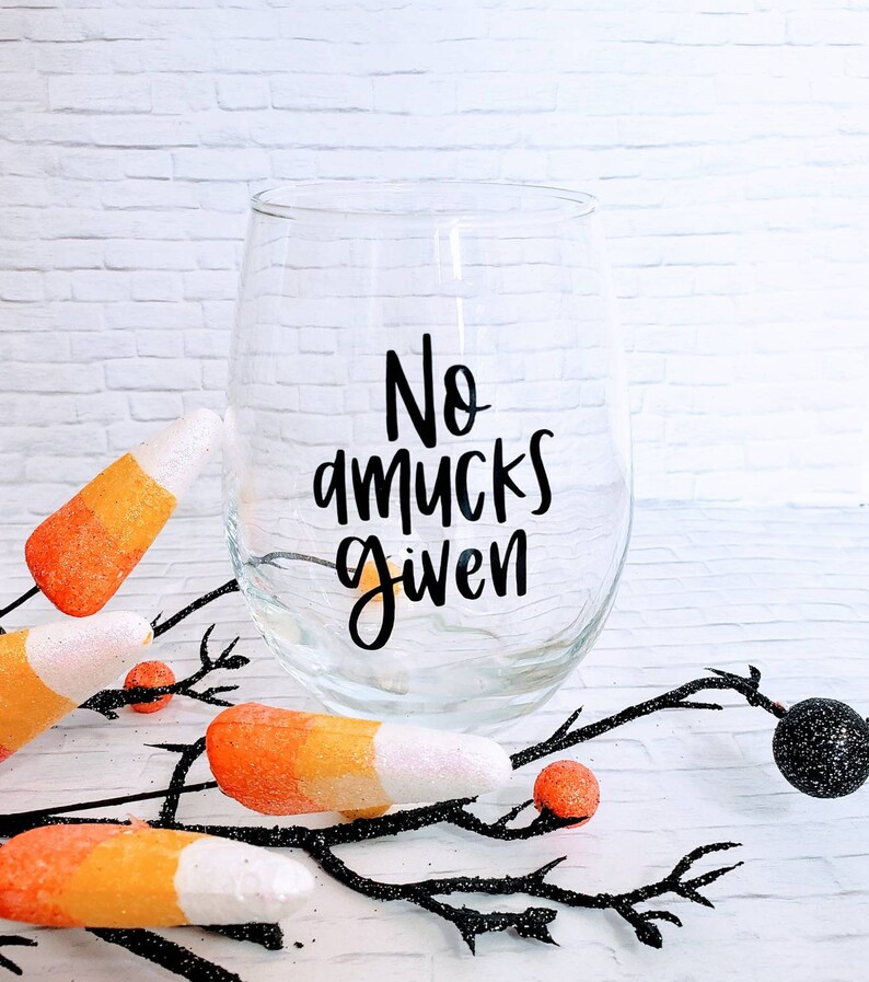 Fall Wine Glass Funny Halloween Wine Glass Halloween Wine Glass Funny Halloween Glass Hocus Pocus Wine Glass Hocus Pocus Glass
