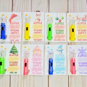Christmas Mini Flashlight Favors, Christmas Class Party Favors, Bulk Christmas Party Favors, Kids Christmas Favors, Stocking Stuffers