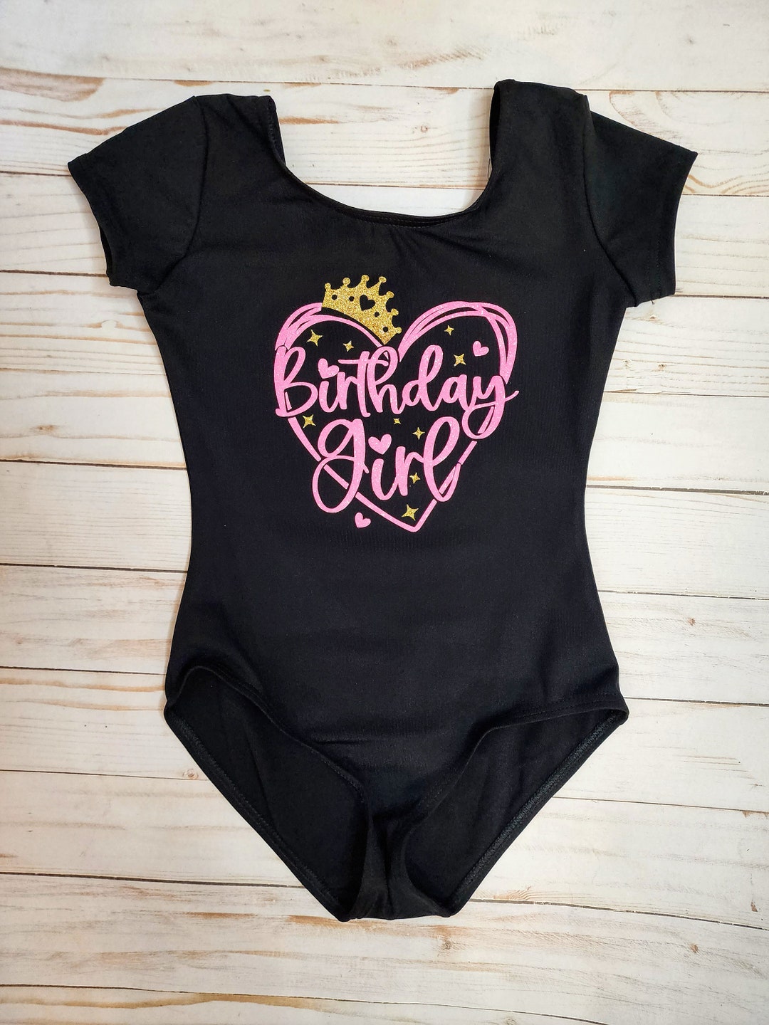 Birthday Leotard Girls Birthday Leotard Gymnastics Birthday Etsy