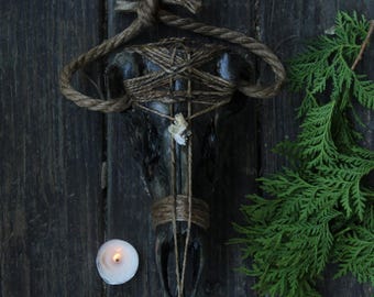 Made to Order: Animal Ceremonialism Deer Skull Sculpture Hanger