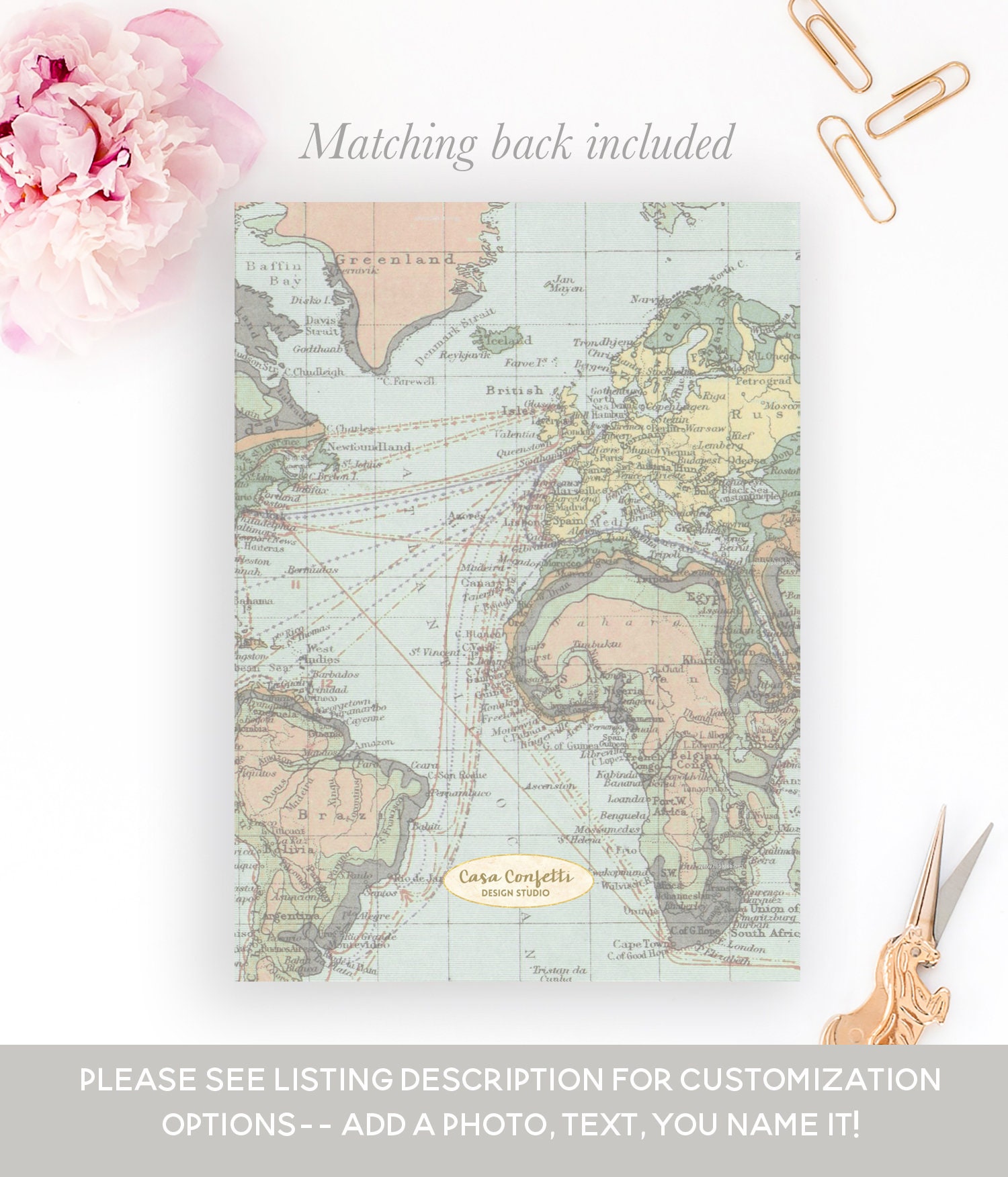 Map Travel Bridal Shower Invitation Love Is A Journey Adventure