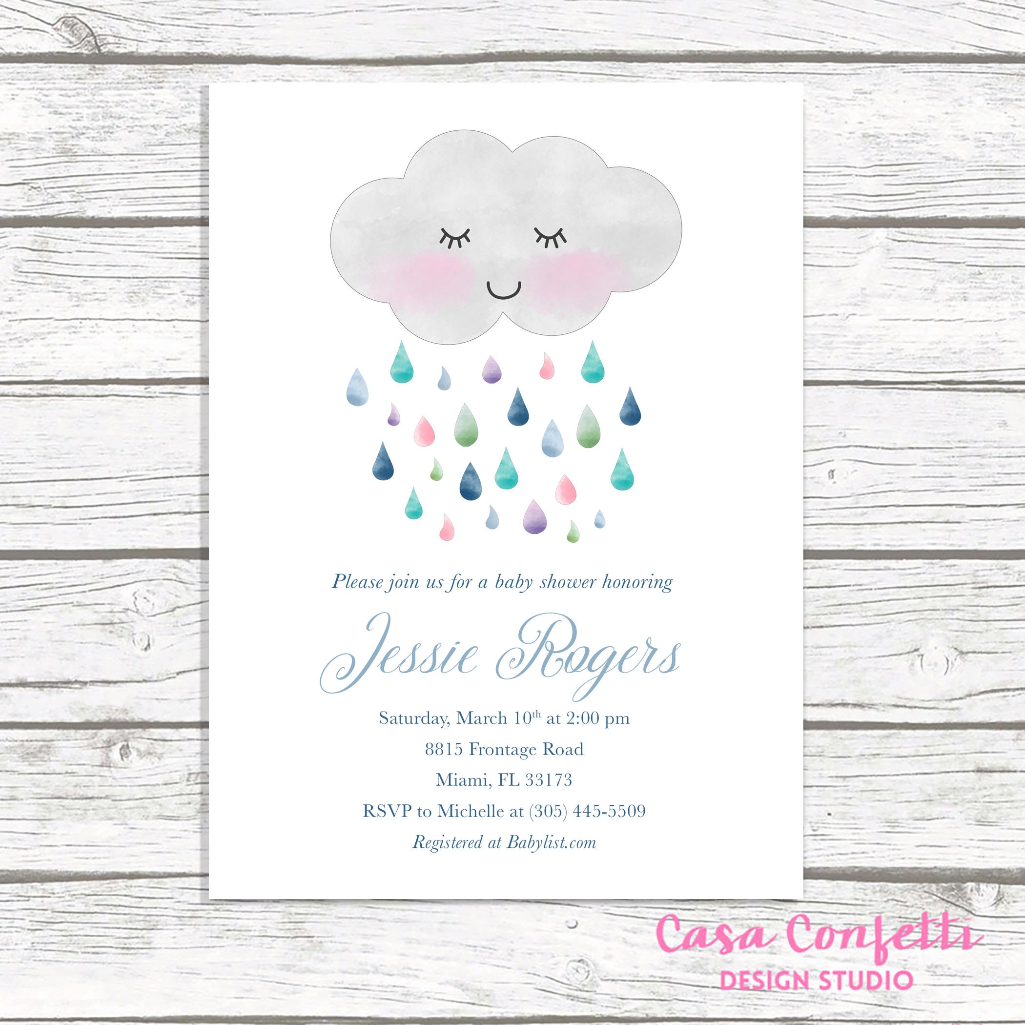 Amazon Com Gender Neutral Baby Shower Invitation Twinkle