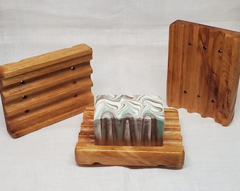 Hand Crafted Wooden Soap Dish