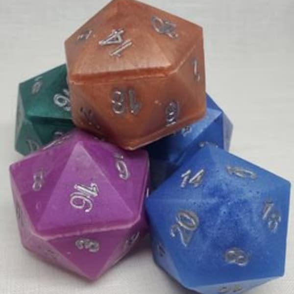 D20 Dice Soaps With D20 Inside!