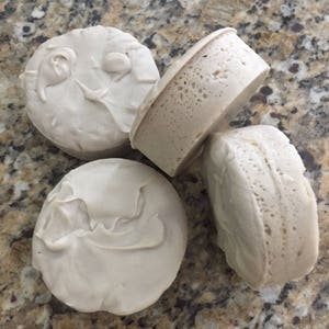 All Natural Goat Milk Women's Shower Shave Soap, Scented with Lavender and Patchouli, Colored with Brazilian Purple Clay