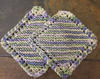 Hand Knit Cotton Coasters: Absorbent Drink Coasters