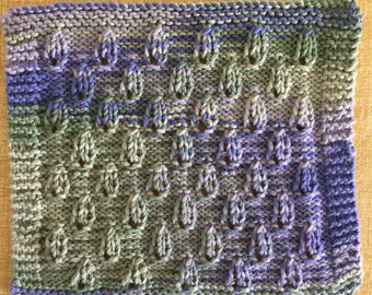 Raindrop Washcloth,  100% Cotton Washcloth,  Pretty Ombre and Solid Colors, Spa-Like Wash Clothes