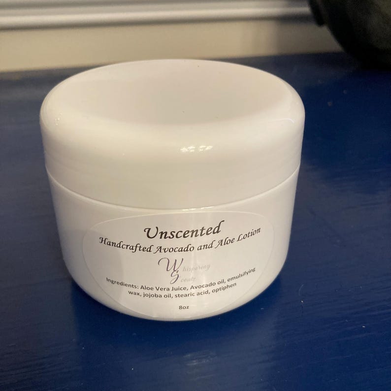 Avocado Body and Facial Cream: Dry, Sensitive Skin Lotion - 8 oz or 16 oz Bild 7