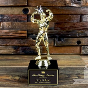 The Gold King Trophy - Custom Personalized trophy