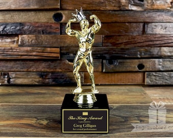 The Gold King Trophy - Custom Personalized trophy