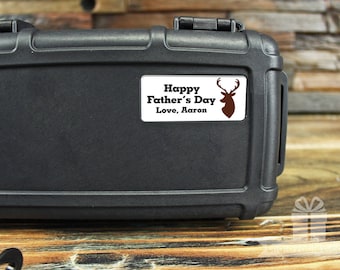 Personalized Custom Tactical Waterproof Cigar Case - With Custom Color Label (Small)